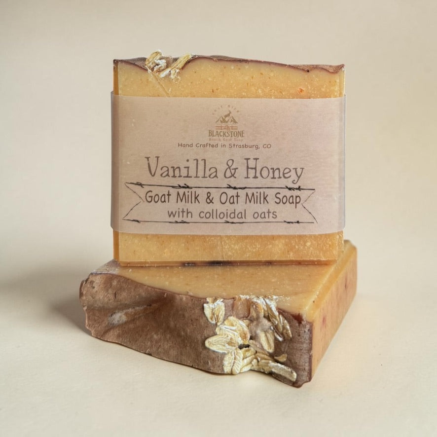 Vanilla & Honey - Goat Milk+ Oat Milk Oops Soap