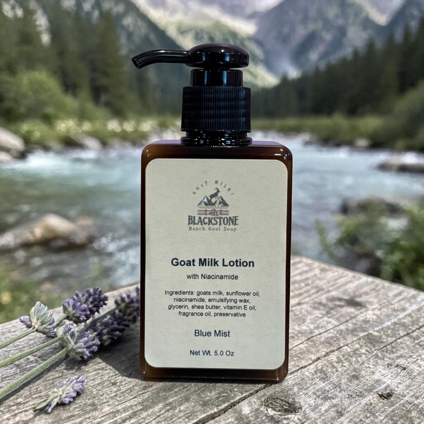 Blue Mist Goat Milk Lotion with Niacinamide