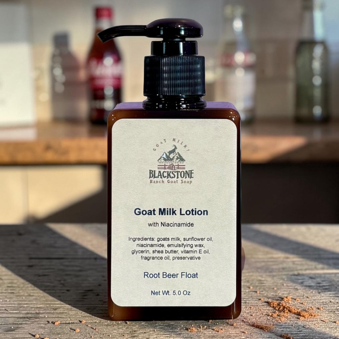 Root Beer Float Goat Milk Lotion with Niacinamide