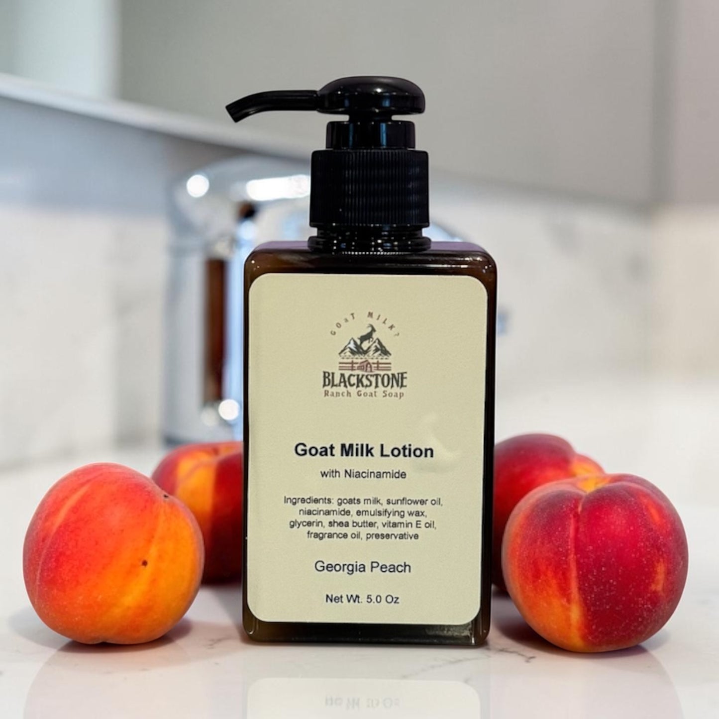Georgia Peach Goat Milk Lotion with Niacinamide