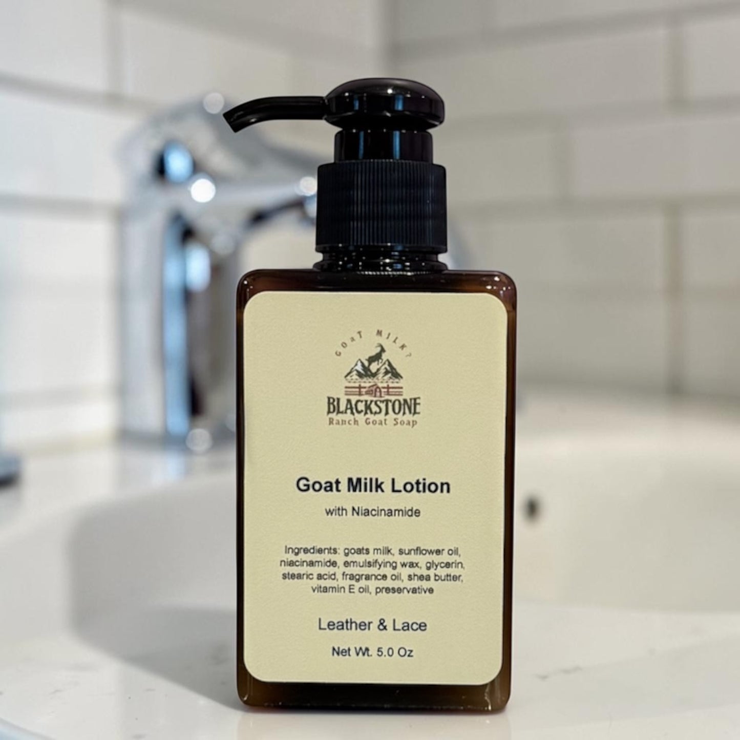 Leather & Lace Goat Milk Lotion with Niacinamide