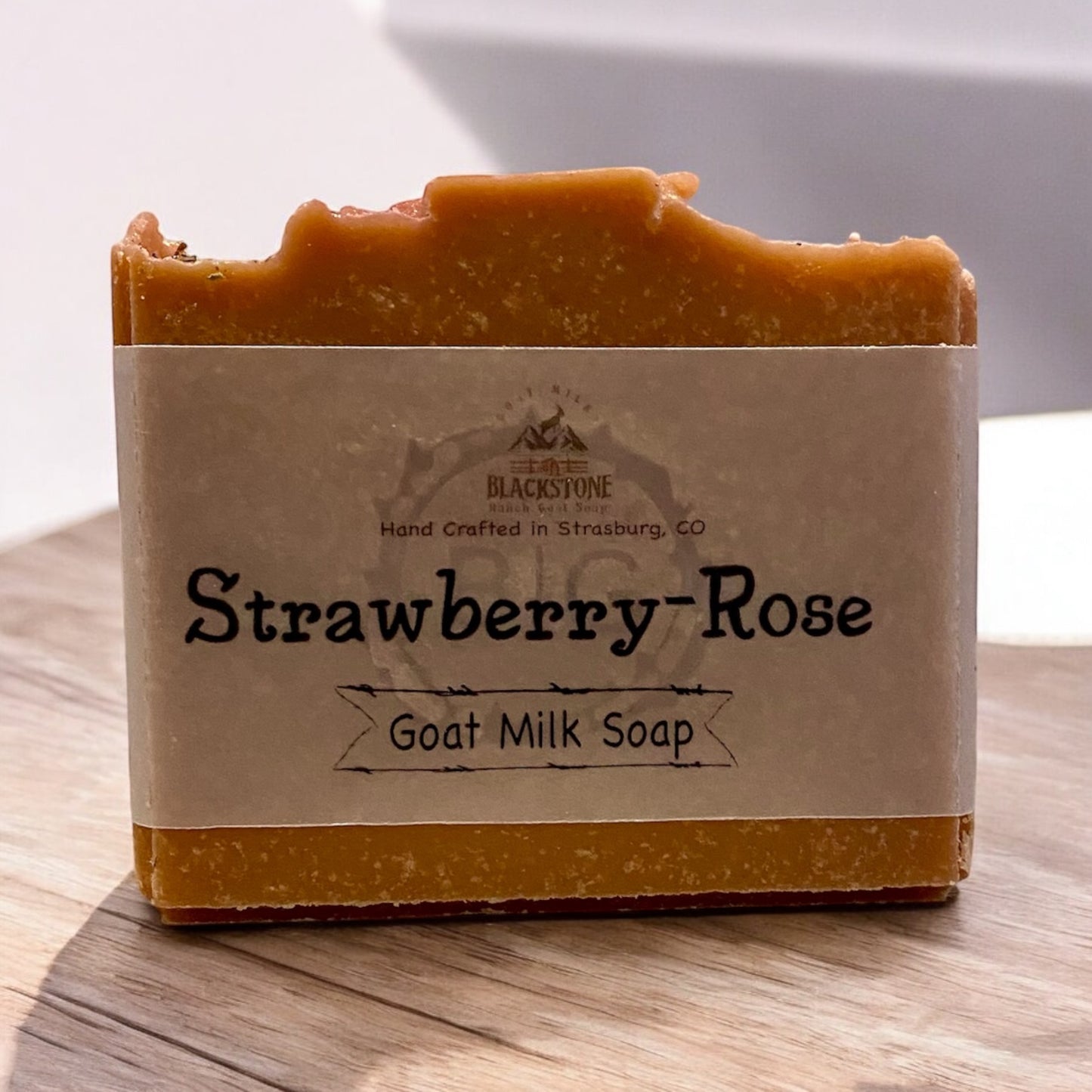 Strawberry-Rose Goat Milk Soap