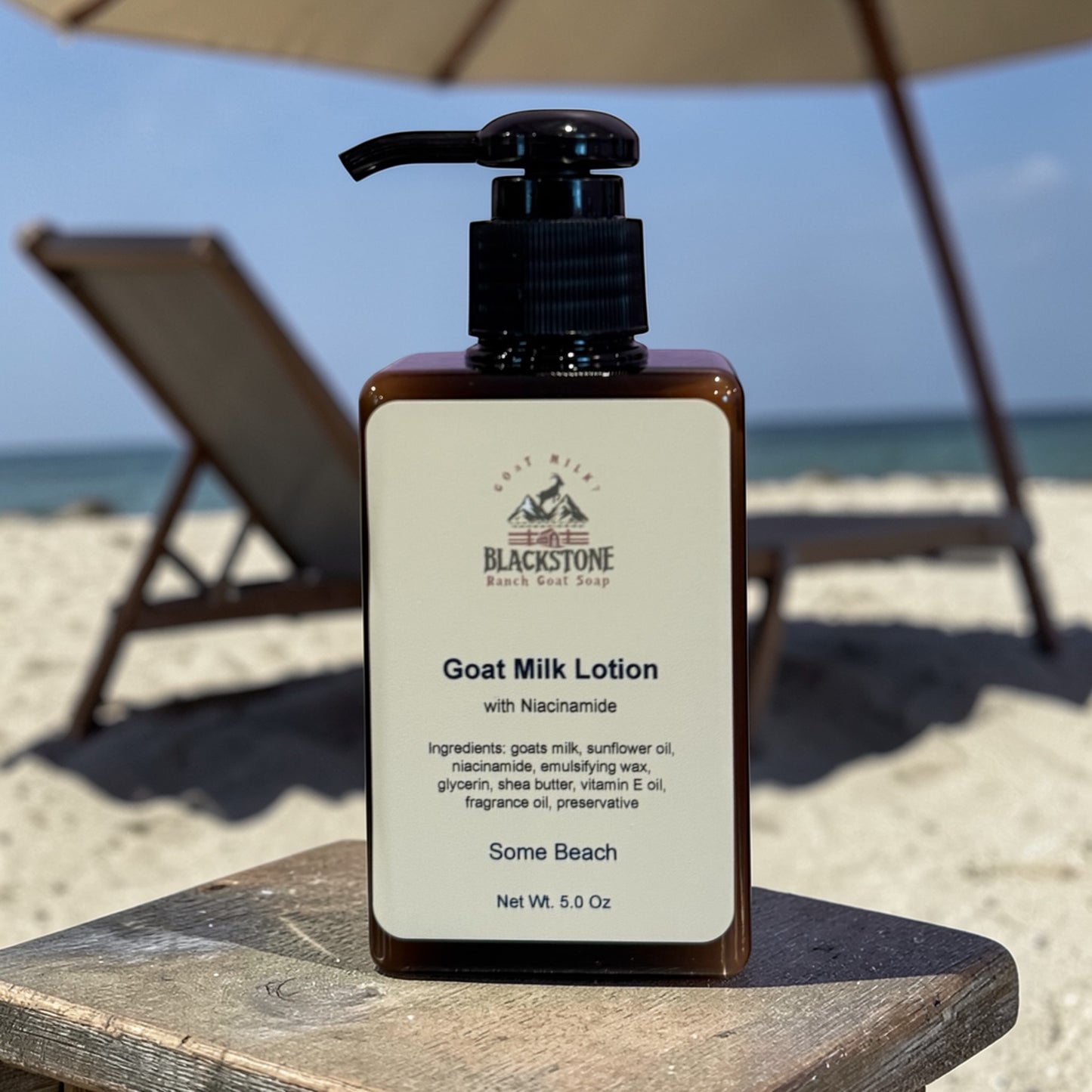 Some Beach Goat Milk Lotion with Niacinamide