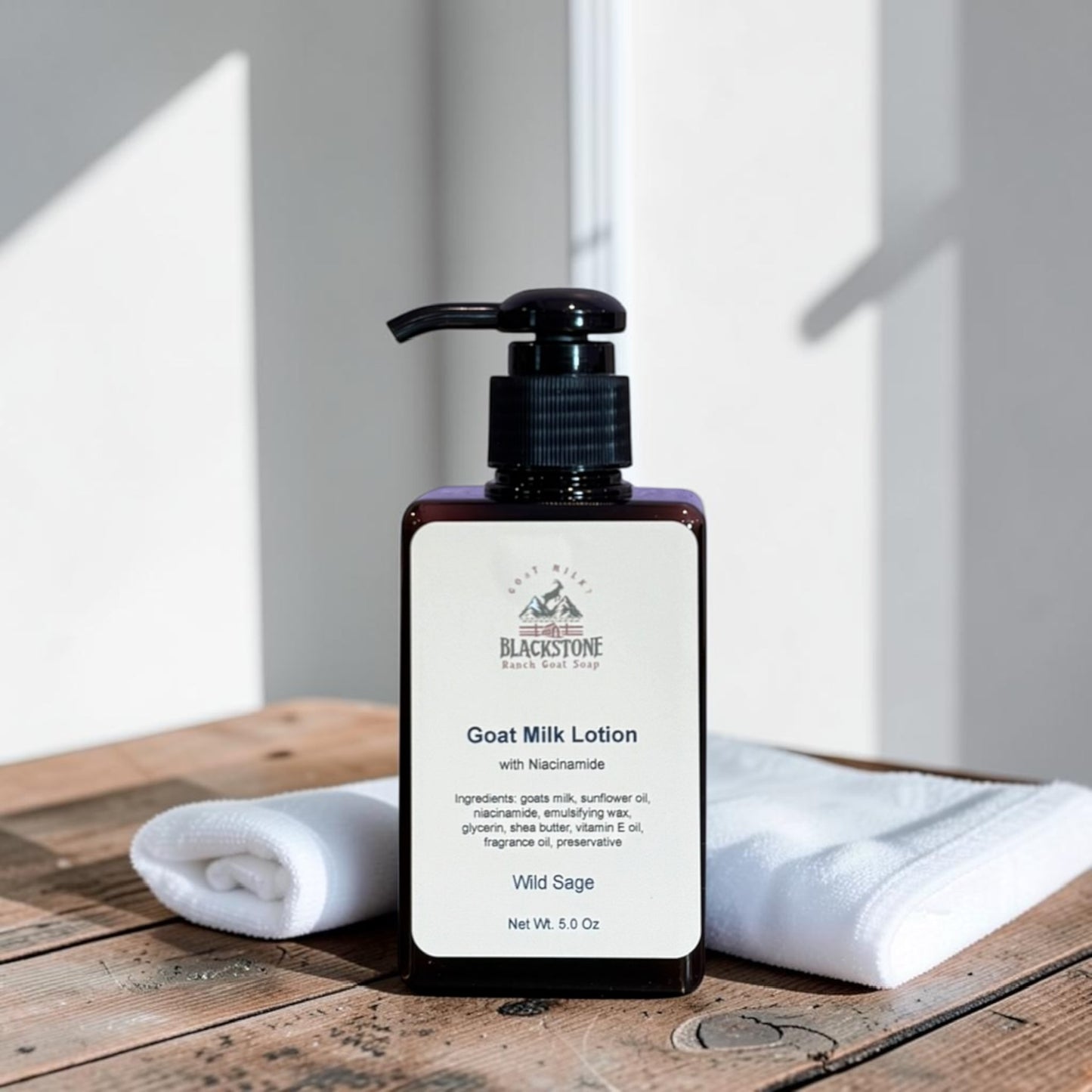 Wild Sage Goat Milk Lotion with Niacinamide