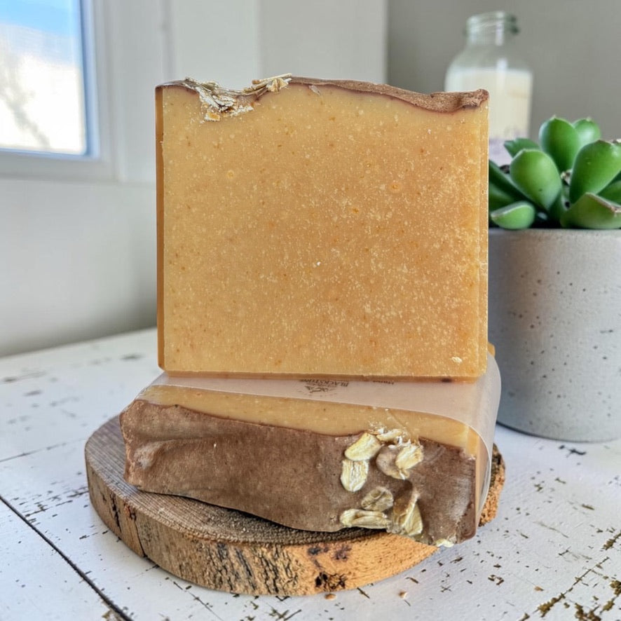 Vanilla & Honey - Goat Milk+ Oat Milk Oops Soap