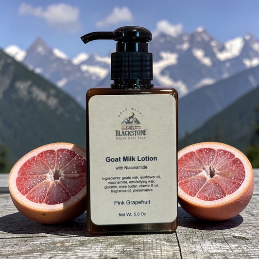 Pink Grapefruit Goat Milk Lotion with Niacinamide