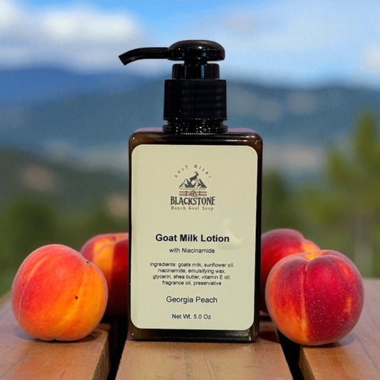 Georgia Peach Goat Milk Lotion with Niacinamide