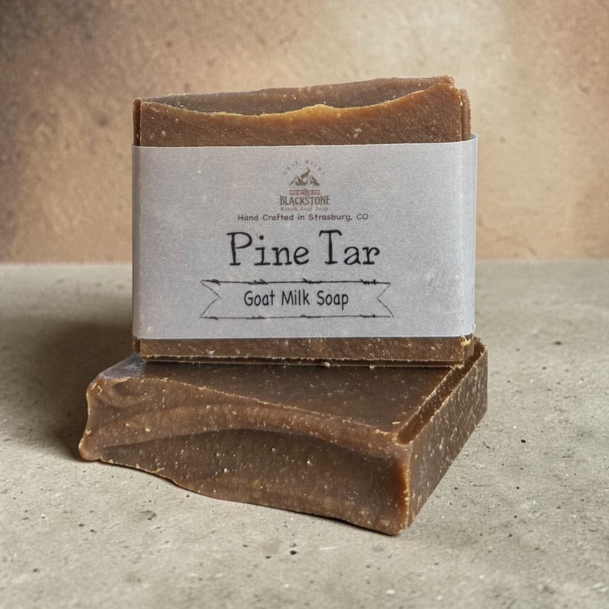 Tea Tree + Spearmint Goat Milk + Pine Tar Soap & Lotion Bundle