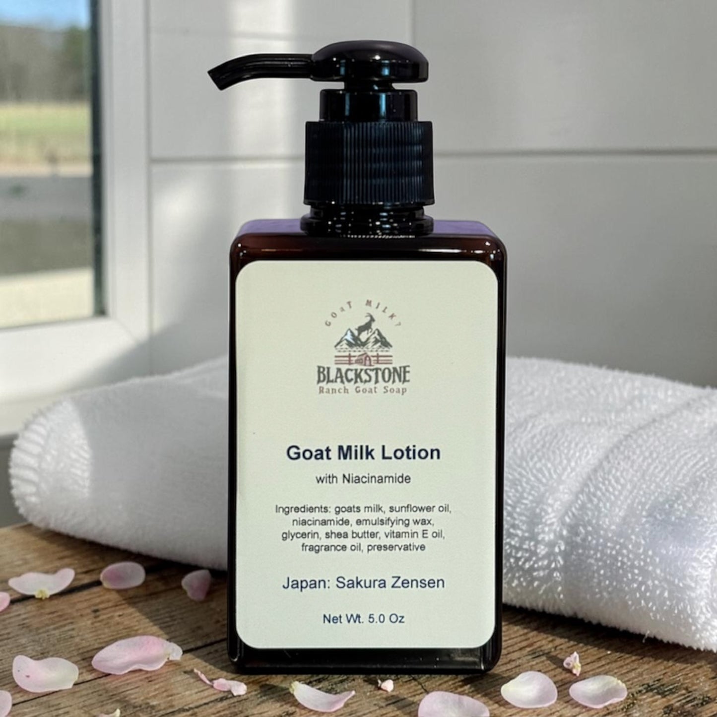 Japan: Sakura Zensen Goat Milk Lotion with Niacinamide