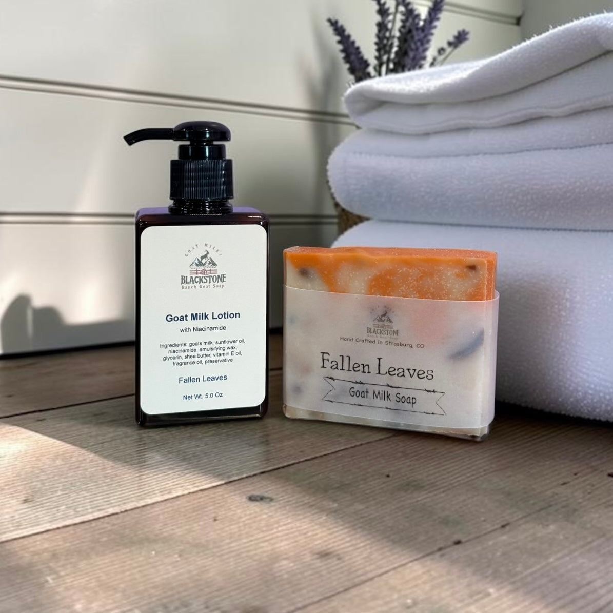 Fallen Leaves Goat Milk Confetti Soap & Lotion Set