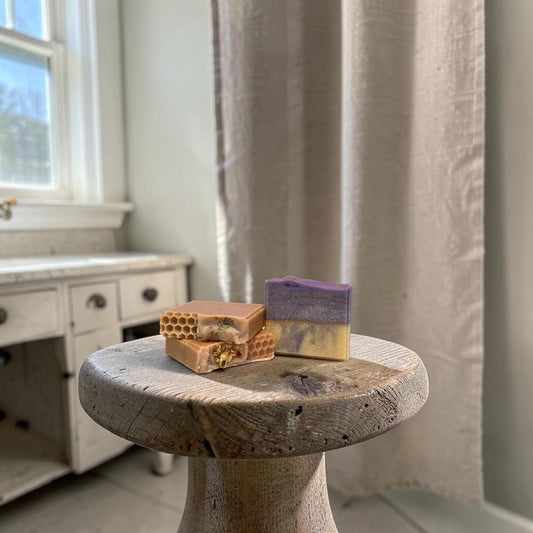 Floral & Sweet 3-Bar Goat Milk Soap Set