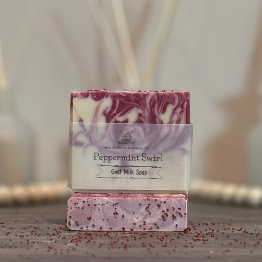 Peppermint Swirl Goat Milk Soap