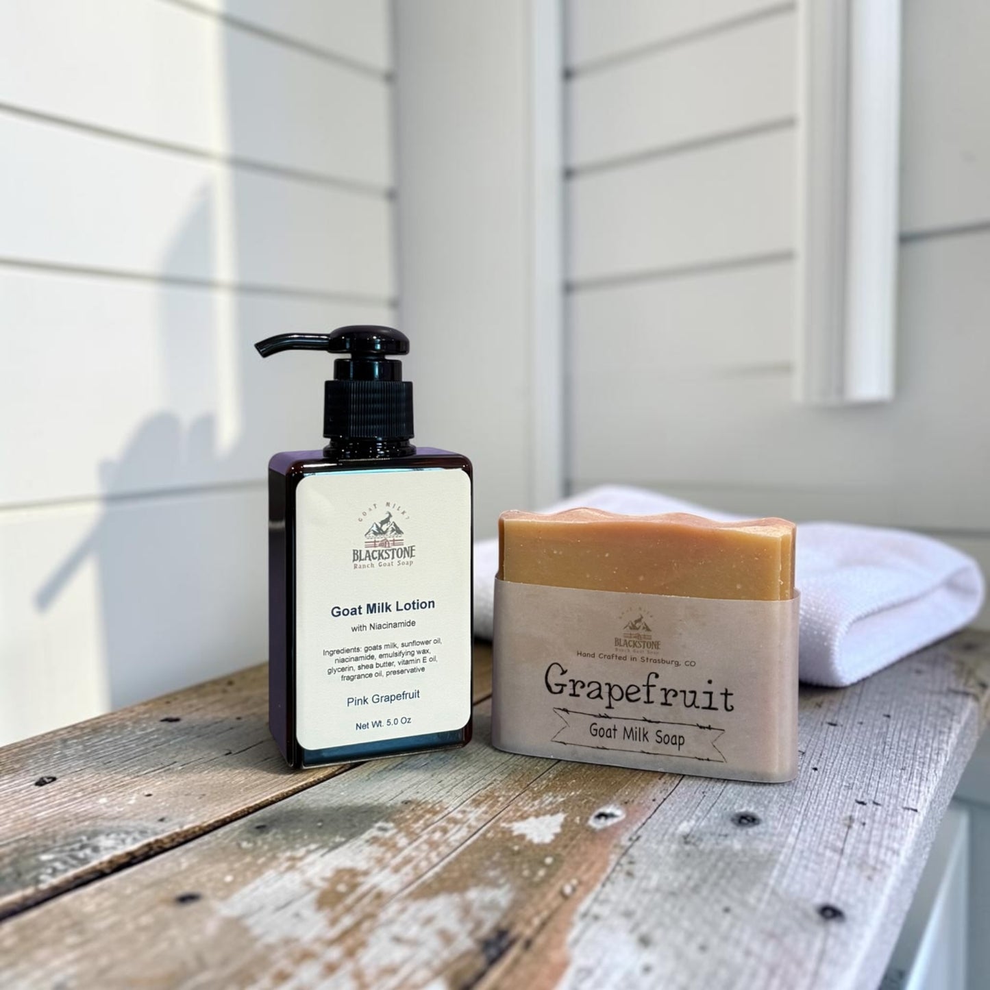 Pink Grapefruit Goat Milk Soap & Lotion Bundle