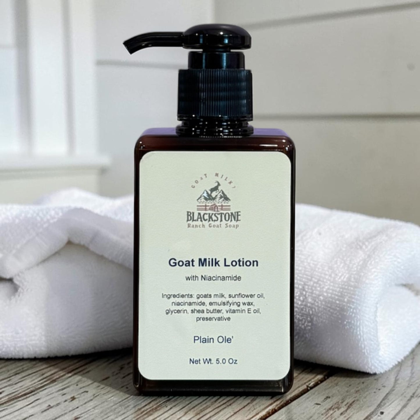 Plain 'Ole Goat Milk Lotion with Niacinamide