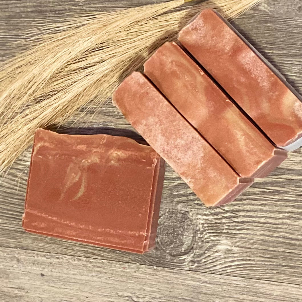Midnight Cherry Merlot Goat Milk Soap made with Merlot Wine