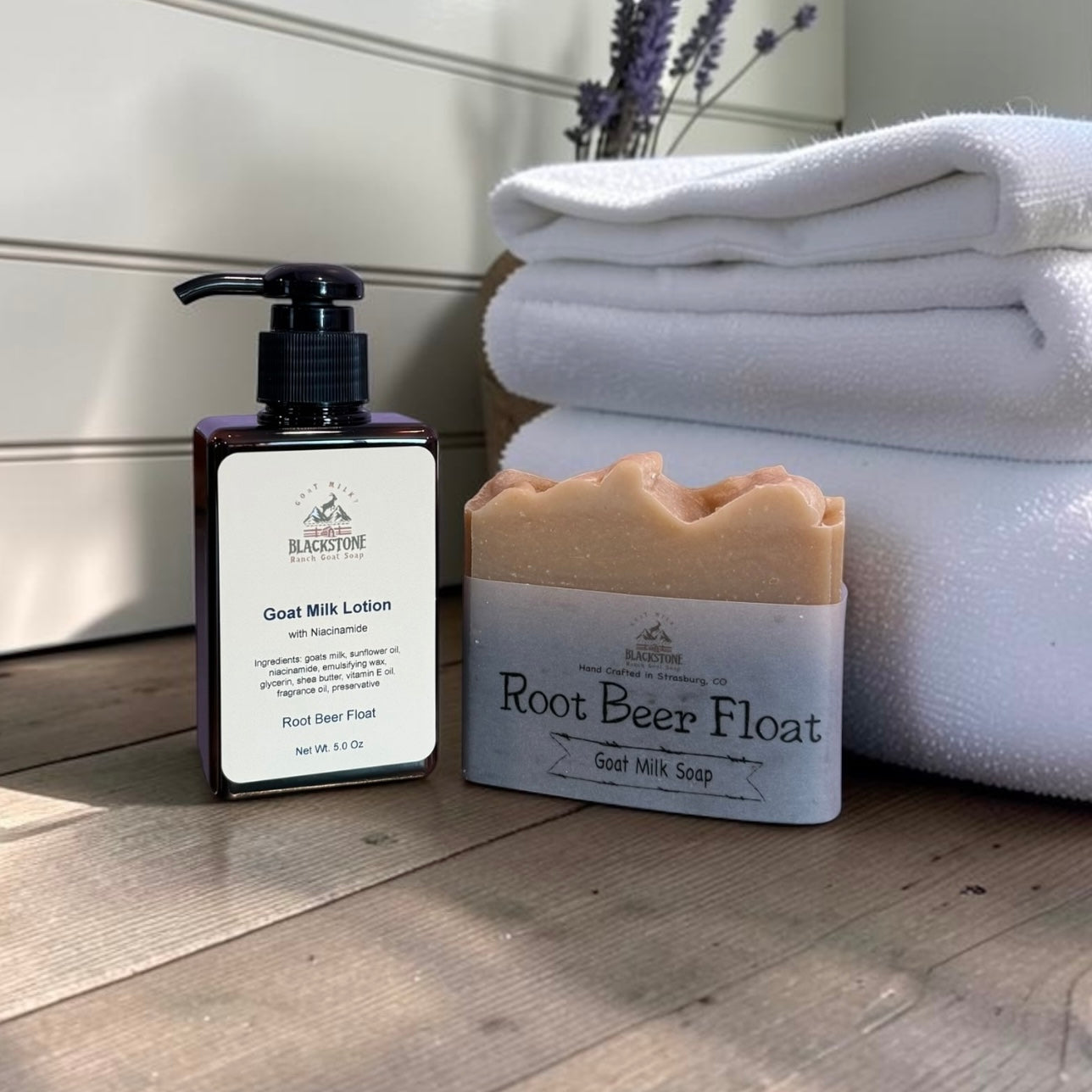 Root Beer Float Goat Milk Soap & Lotion Bundle