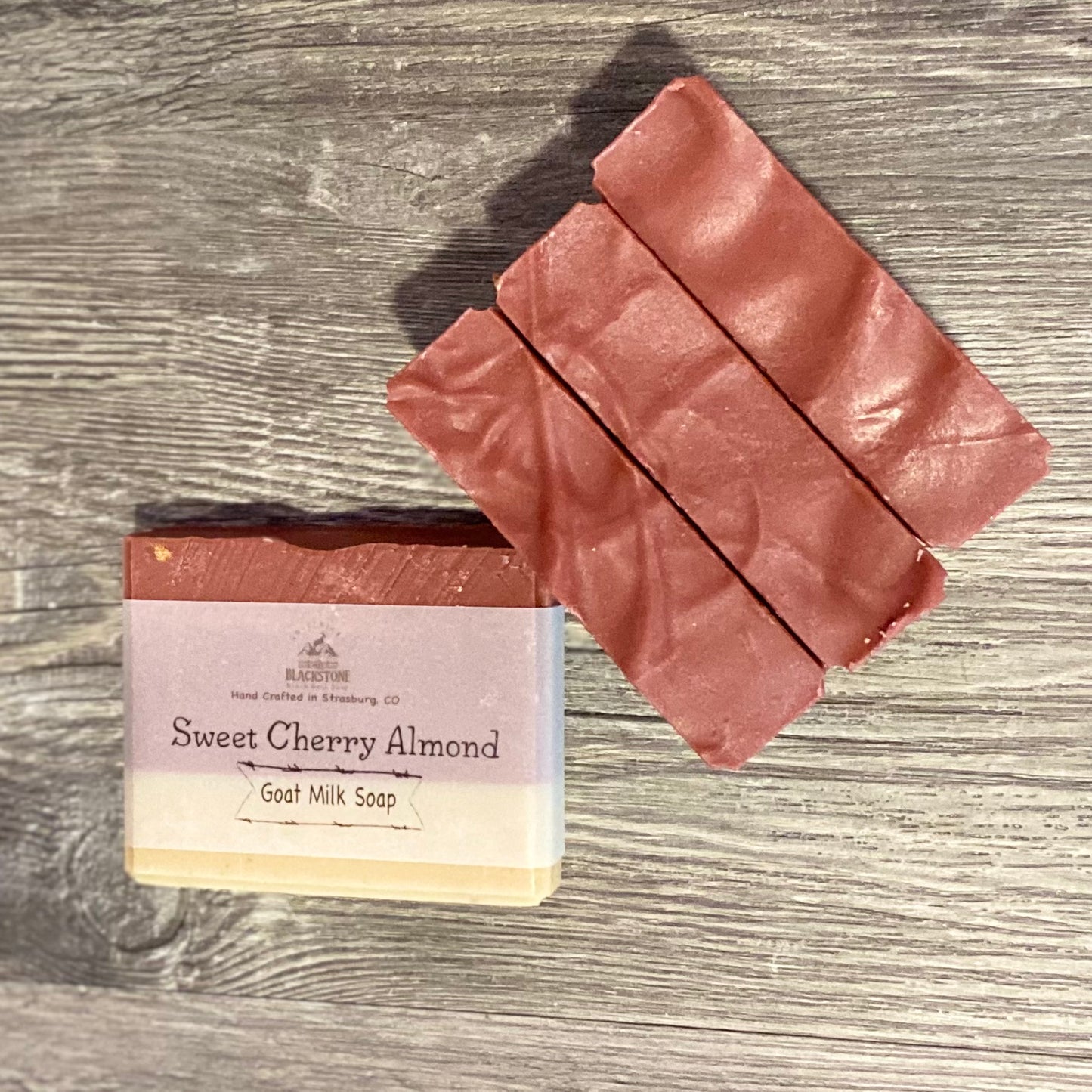Sweet Cherry Almond Goat Milk Soap