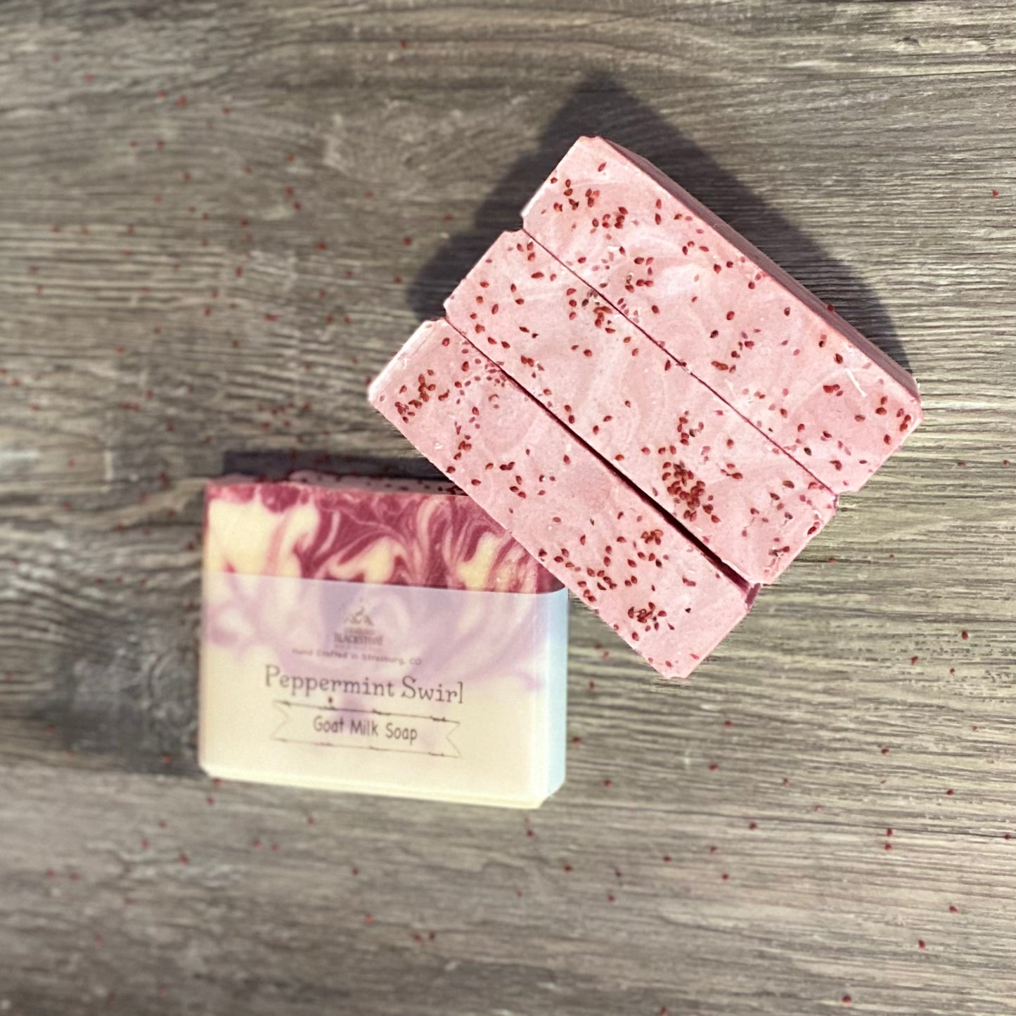 Peppermint Swirl Goat Milk Soap