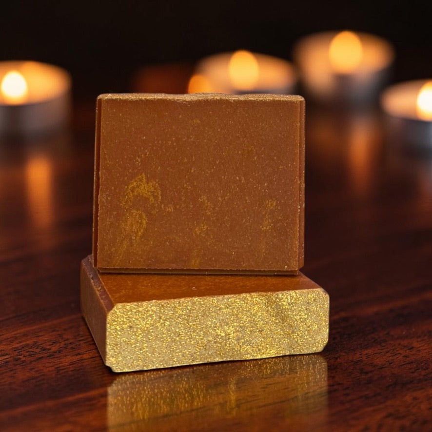 Golden Spiced Pear Goat Milk Soap Bar