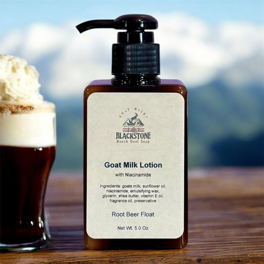 Root Beer Float Goat Milk Lotion with Niacinamide