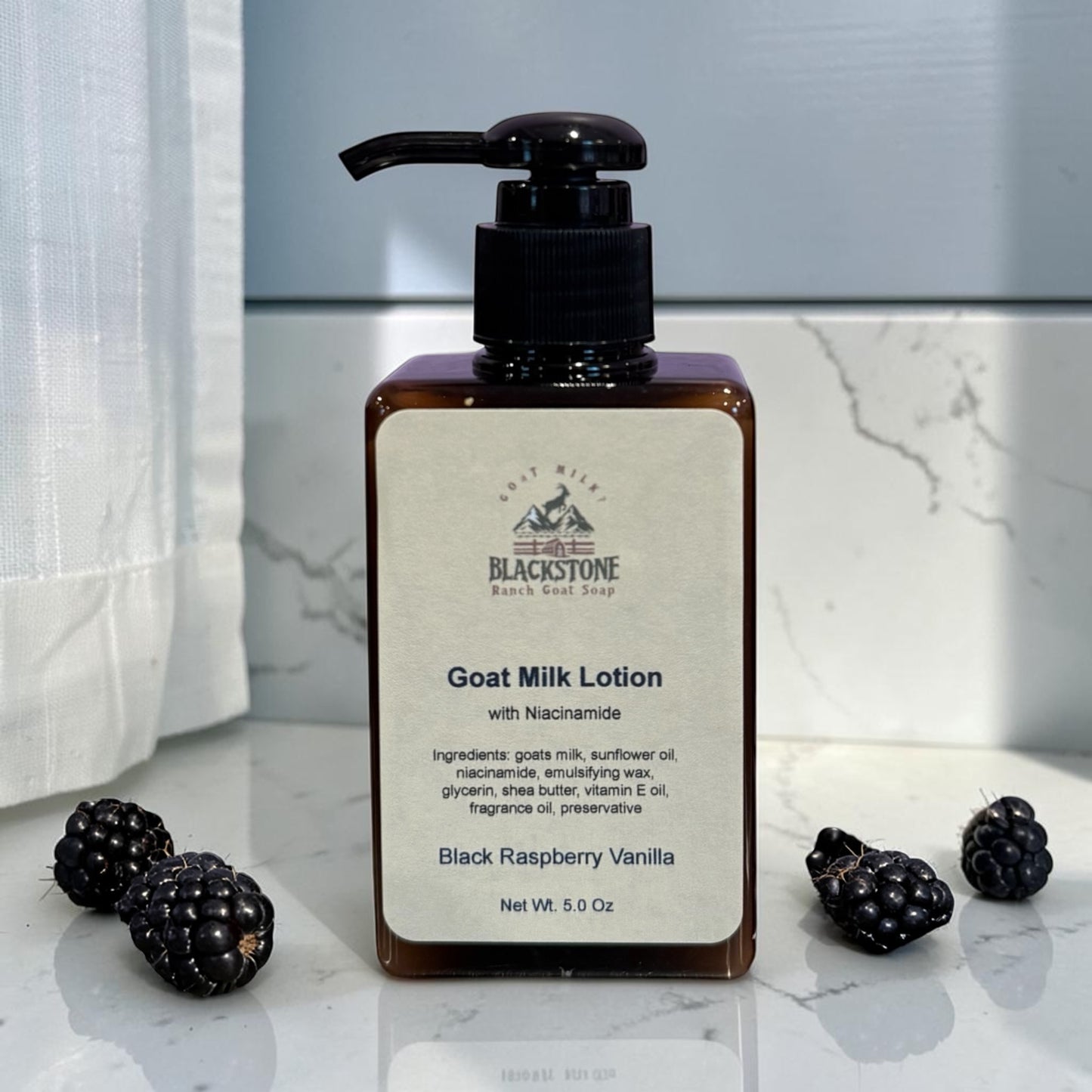 Black Raspberry Vanilla Goat Milk Lotion with Niacinamide