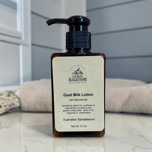 Australian Sandalwood Goat Milk Lotion with Niacinamide
