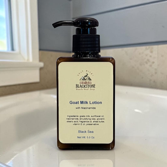 Black Sea Goat Milk Lotion with Niacinamide