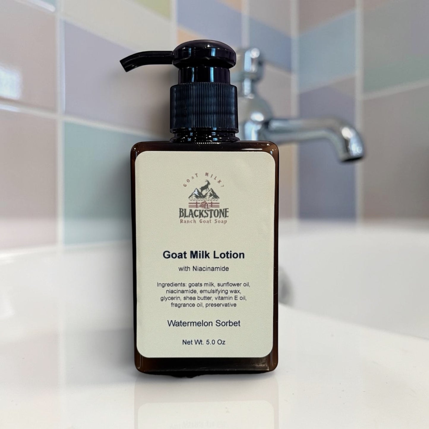 Watermelon Sorbet Goat Milk Lotion with Niacinamide