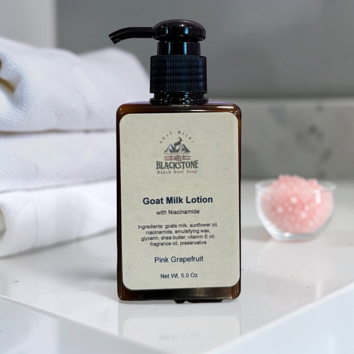 Pink Grapefruit Goat Milk Lotion with Niacinamide