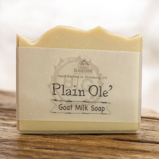 Plain ‘Ole Goat Milk Soap