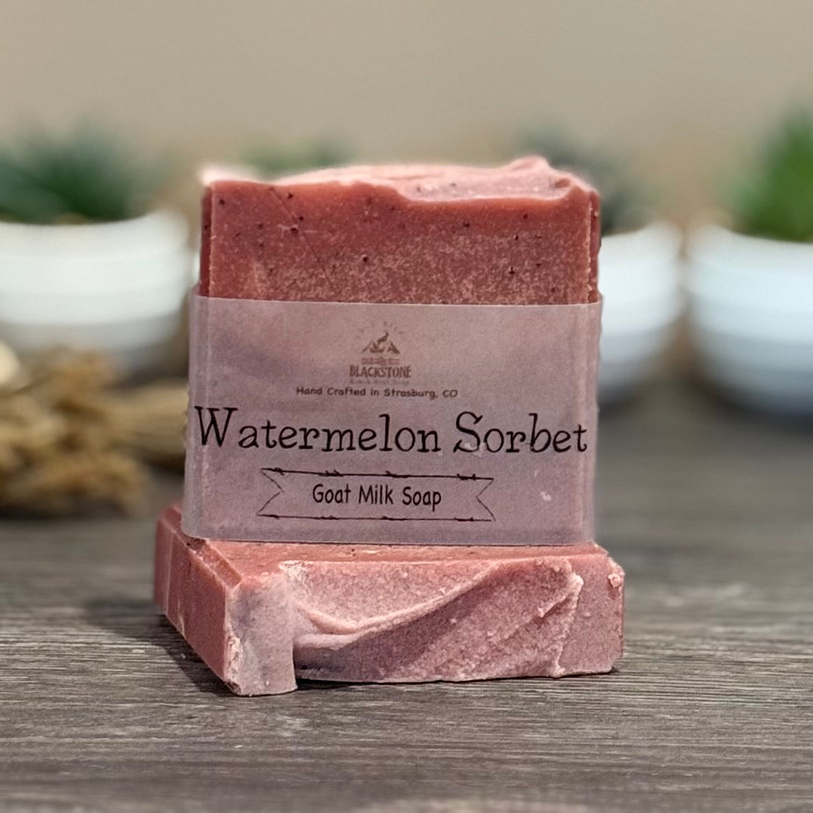 Watermelon Sorbet Goat Milk Soap Bar