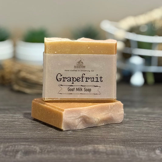Pink Grapefruit Goat Milk Soap Bar