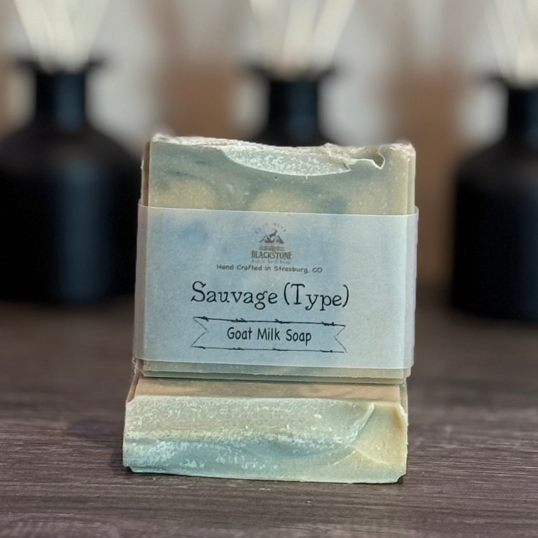 Sauvage (Type) Goat Milk Soap Bar