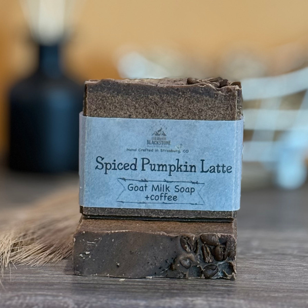 Spiced Pumpkin Latte Goat Milk Exfoliating Soap Bar with Coffee