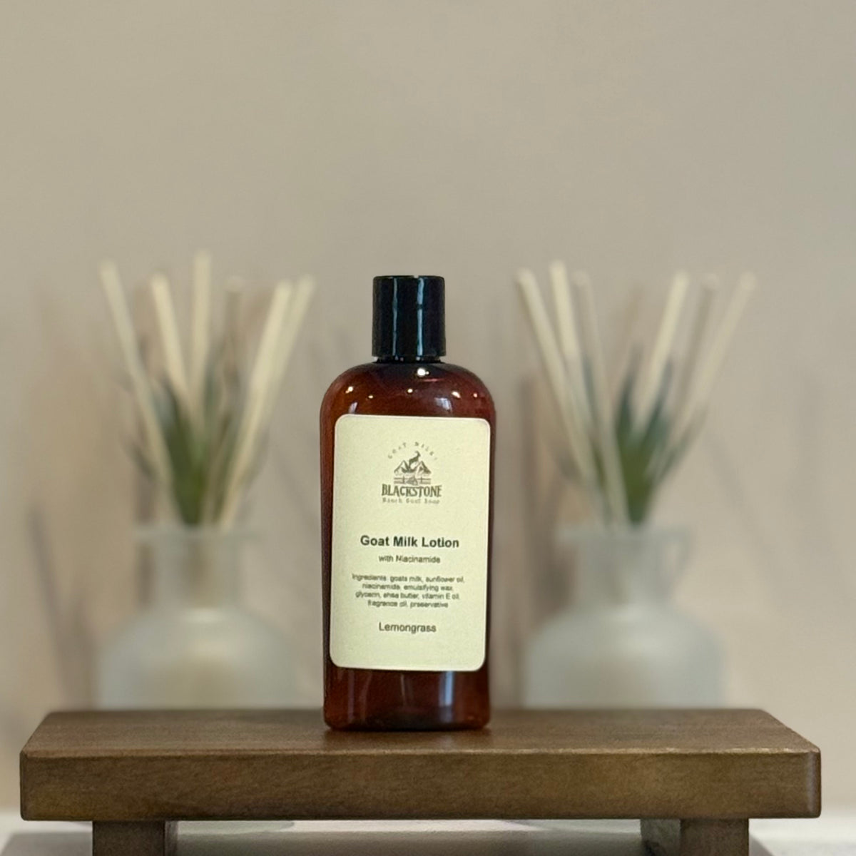 Lemongrass Goat Milk Lotion with Niacinamide