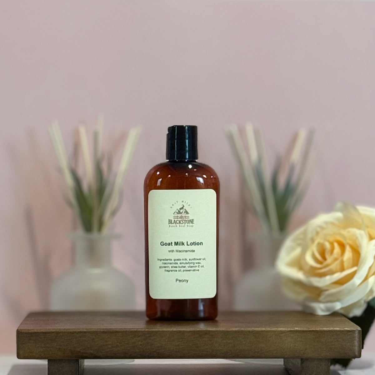 Peony Goat Milk Lotion with Niacinamide