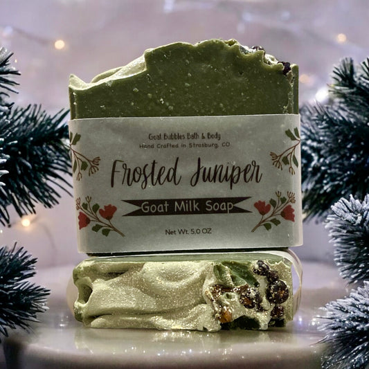 Frosted Juniper Goat Milk Soap