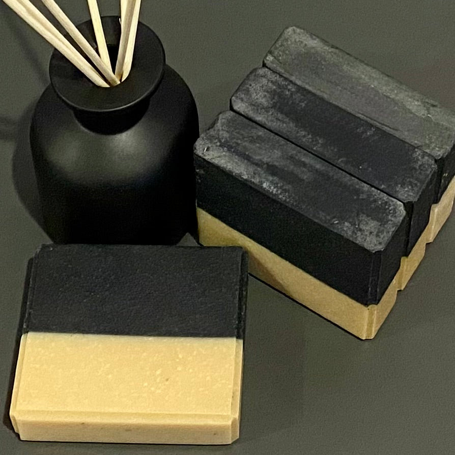 Black Tie Affair Goat Milk Soap Bar with Activated Charcoal