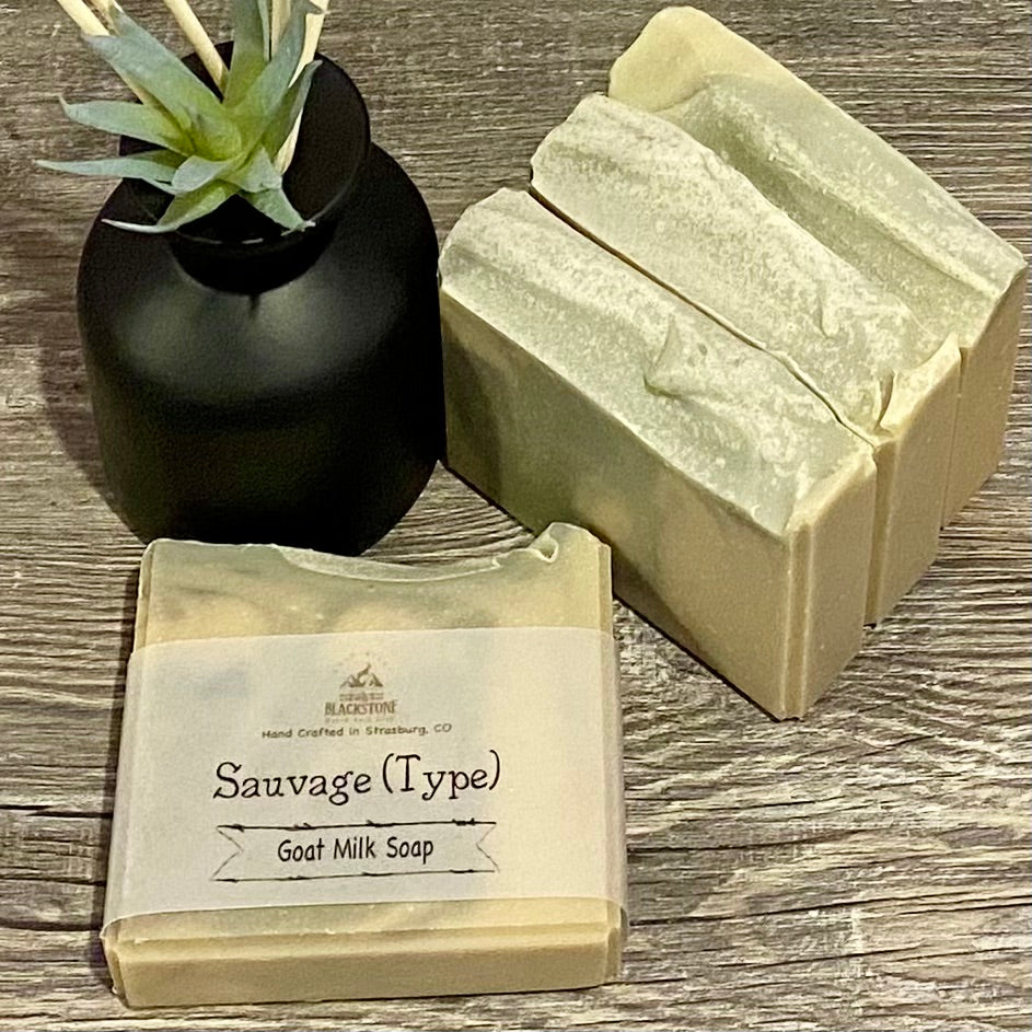 Sauvage (Type) Goat Milk Soap Bar