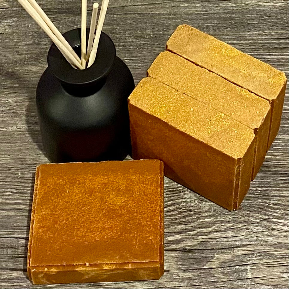 Golden Spiced Pear Goat Milk Soap Bar