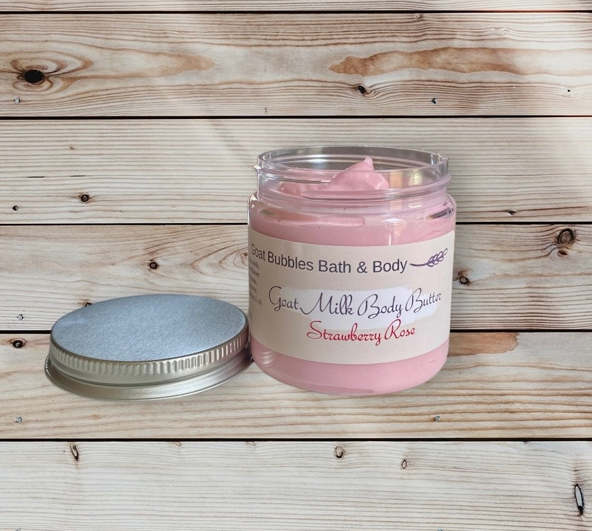 Strawberry Rose Goat Milk Body Butter