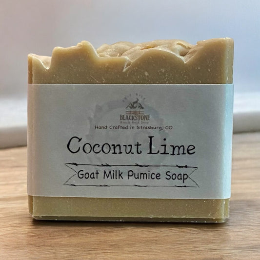 Coconut Lime Goat Milk Pumice Soap