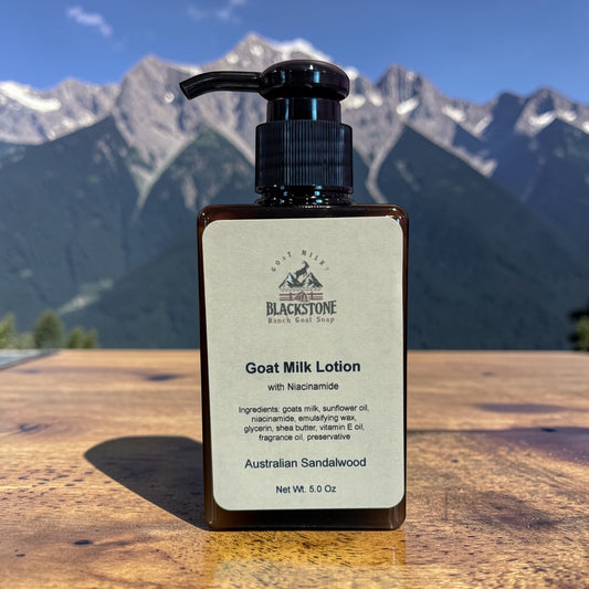 Australian Sandalwood Goat Milk Lotion with Niacinamide