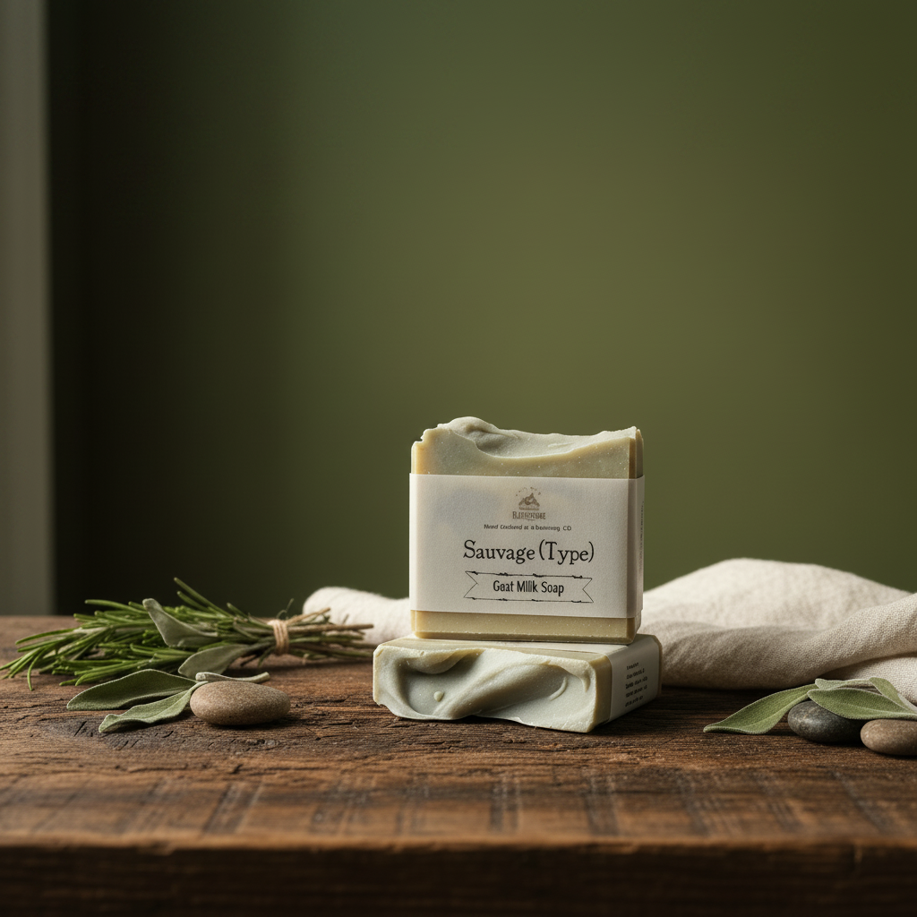 Sauvage Goat Milk Soap Square