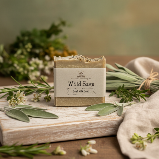 Wild Sage Soap Background